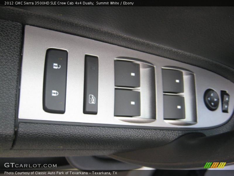 Summit White / Ebony 2012 GMC Sierra 3500HD SLE Crew Cab 4x4 Dually