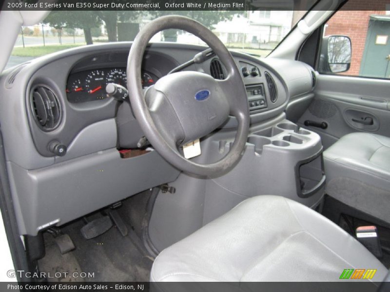 Oxford White / Medium Flint 2005 Ford E Series Van E350 Super Duty Commercial