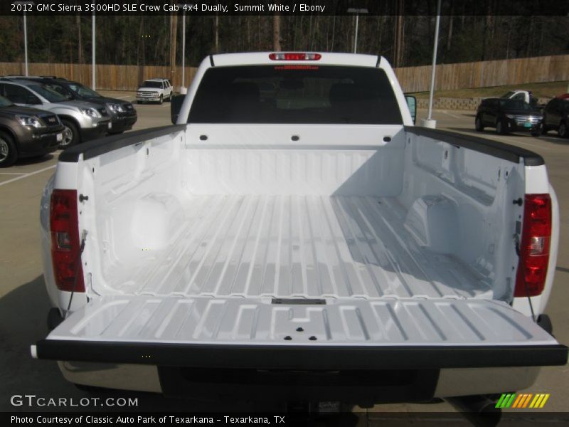 Summit White / Ebony 2012 GMC Sierra 3500HD SLE Crew Cab 4x4 Dually