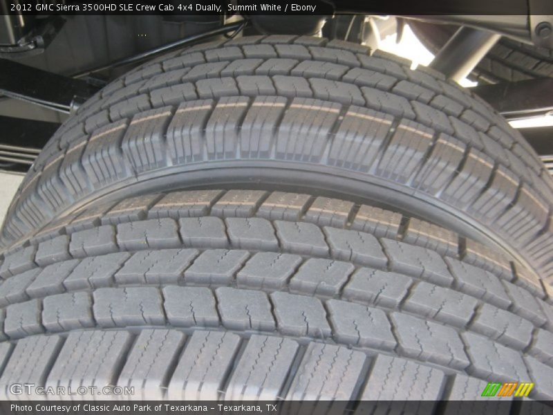 Summit White / Ebony 2012 GMC Sierra 3500HD SLE Crew Cab 4x4 Dually