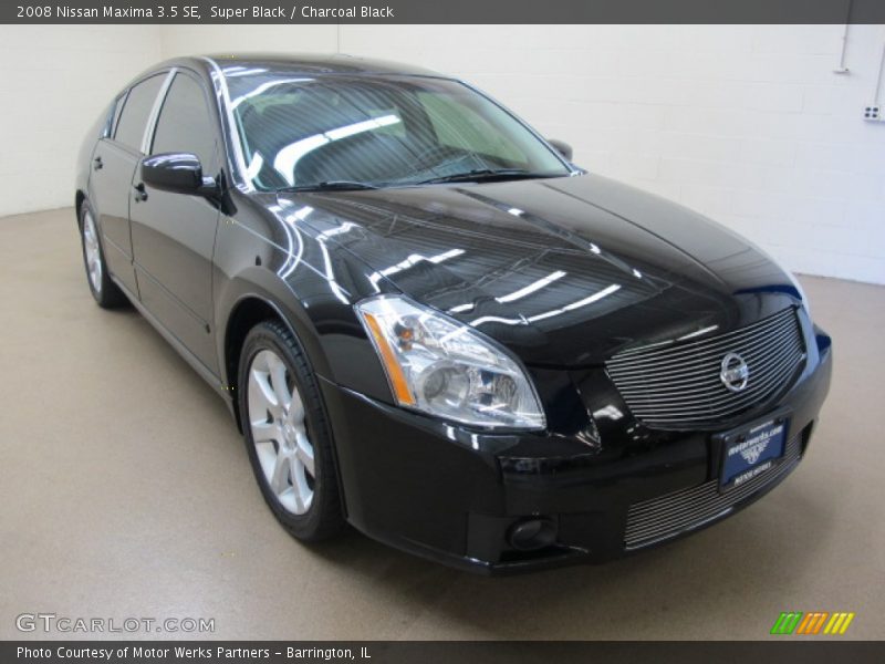 Super Black / Charcoal Black 2008 Nissan Maxima 3.5 SE