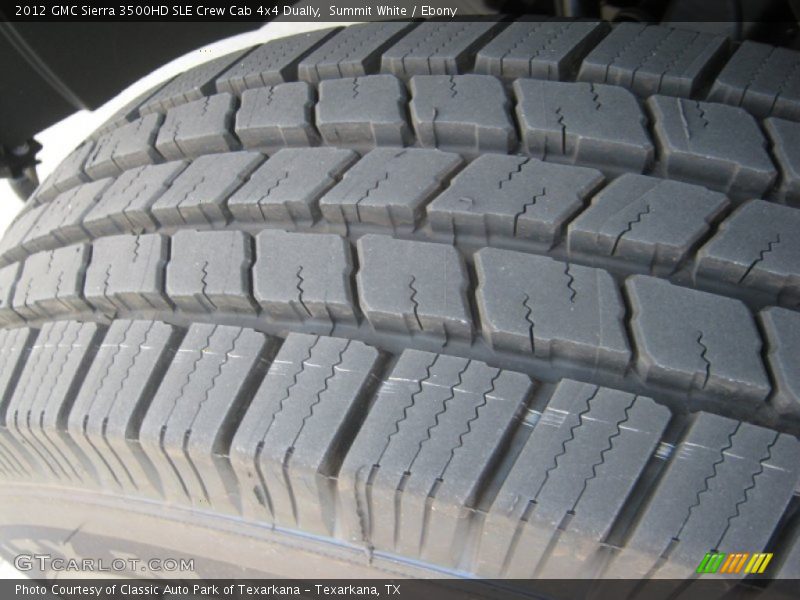 Summit White / Ebony 2012 GMC Sierra 3500HD SLE Crew Cab 4x4 Dually