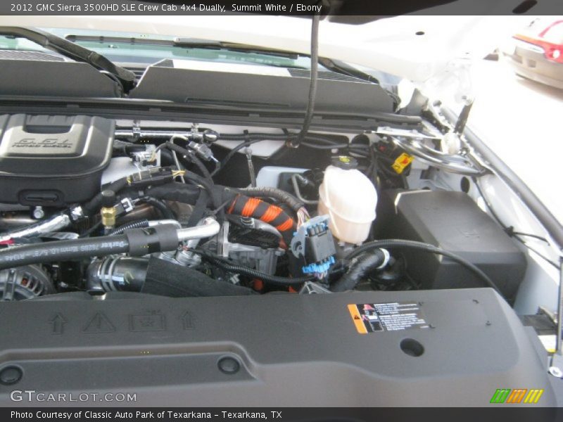 Summit White / Ebony 2012 GMC Sierra 3500HD SLE Crew Cab 4x4 Dually