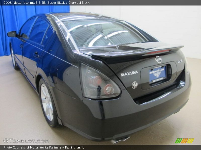 Super Black / Charcoal Black 2008 Nissan Maxima 3.5 SE