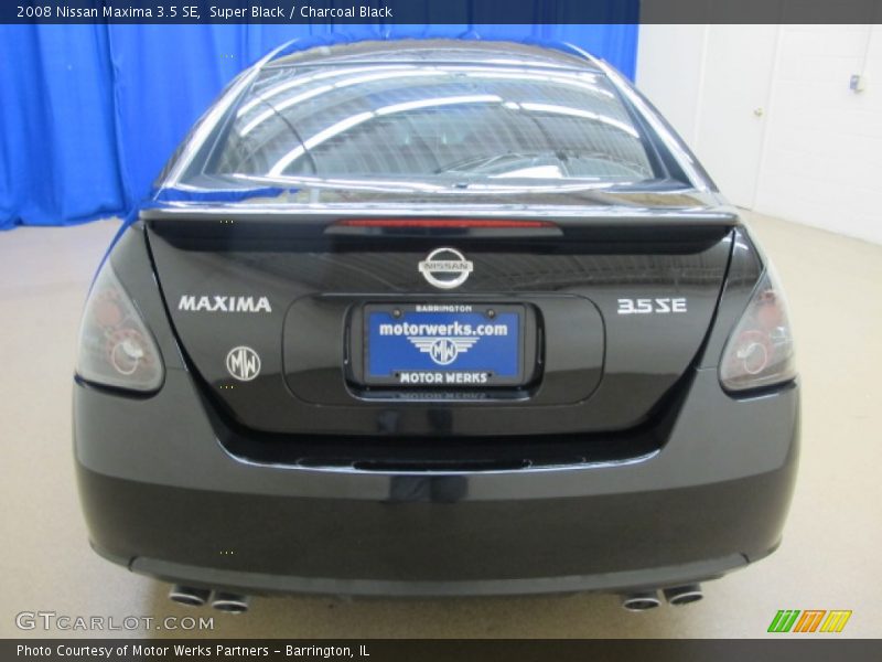 Super Black / Charcoal Black 2008 Nissan Maxima 3.5 SE