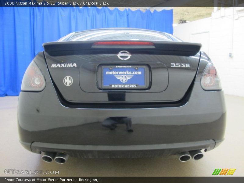 Super Black / Charcoal Black 2008 Nissan Maxima 3.5 SE