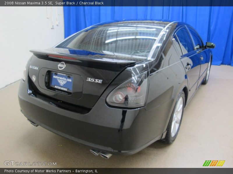 Super Black / Charcoal Black 2008 Nissan Maxima 3.5 SE
