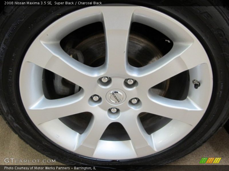 Super Black / Charcoal Black 2008 Nissan Maxima 3.5 SE