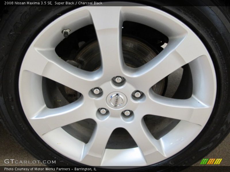 Super Black / Charcoal Black 2008 Nissan Maxima 3.5 SE
