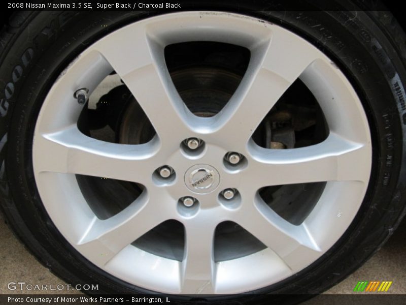 Super Black / Charcoal Black 2008 Nissan Maxima 3.5 SE