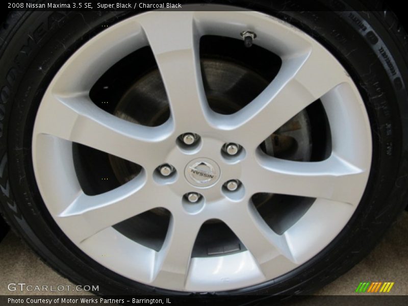 Super Black / Charcoal Black 2008 Nissan Maxima 3.5 SE