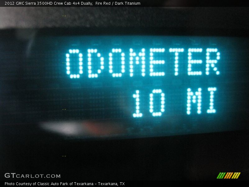 Fire Red / Dark Titanium 2012 GMC Sierra 3500HD Crew Cab 4x4 Dually