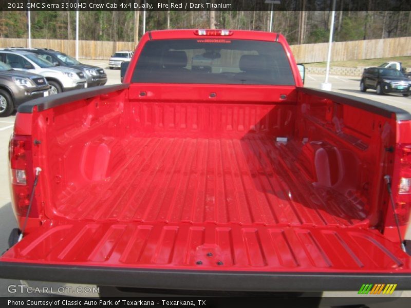 Fire Red / Dark Titanium 2012 GMC Sierra 3500HD Crew Cab 4x4 Dually