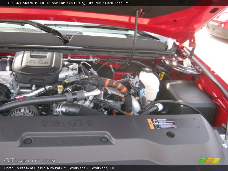 Fire Red / Dark Titanium 2012 GMC Sierra 3500HD Crew Cab 4x4 Dually