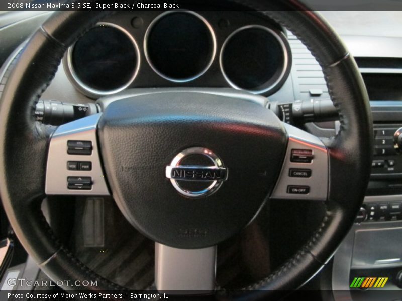 Super Black / Charcoal Black 2008 Nissan Maxima 3.5 SE