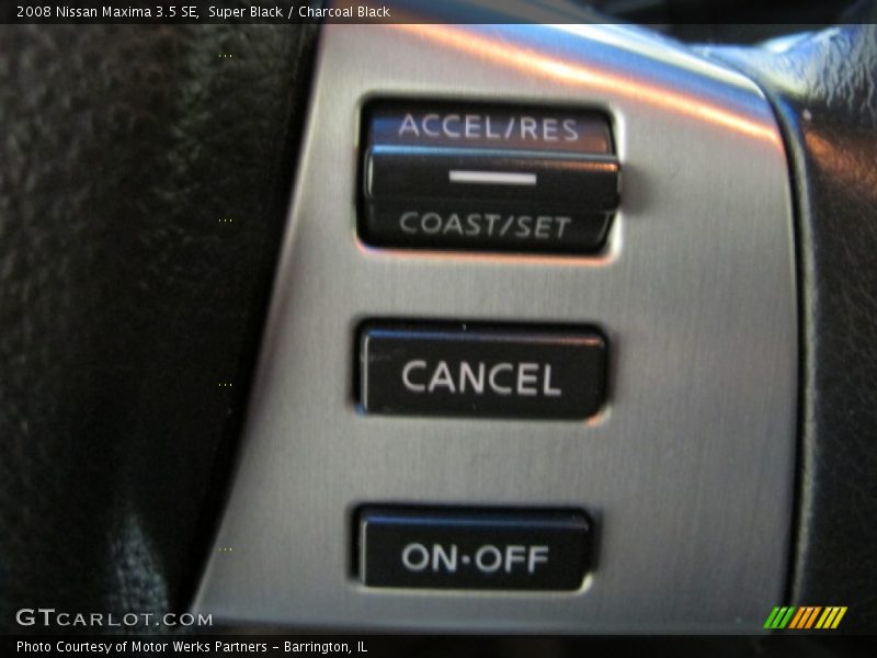Super Black / Charcoal Black 2008 Nissan Maxima 3.5 SE