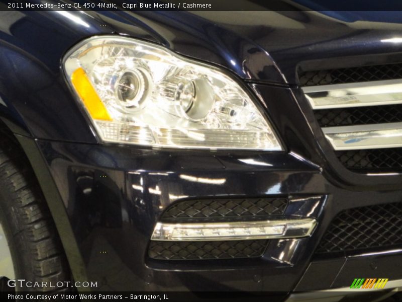 Capri Blue Metallic / Cashmere 2011 Mercedes-Benz GL 450 4Matic