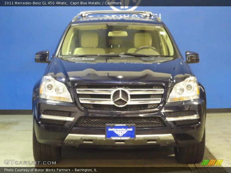 Capri Blue Metallic / Cashmere 2011 Mercedes-Benz GL 450 4Matic