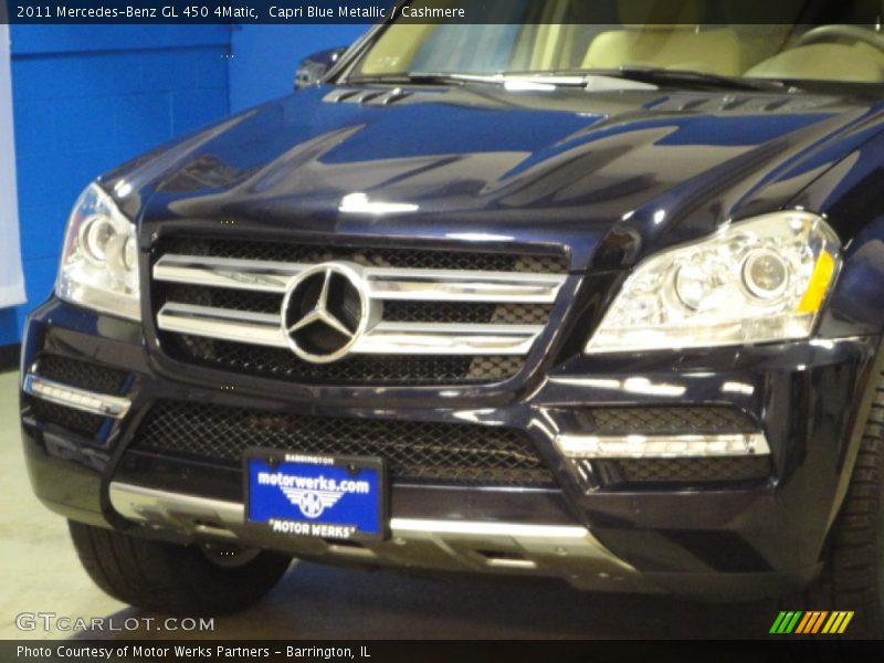 Capri Blue Metallic / Cashmere 2011 Mercedes-Benz GL 450 4Matic