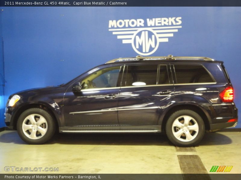 Capri Blue Metallic / Cashmere 2011 Mercedes-Benz GL 450 4Matic