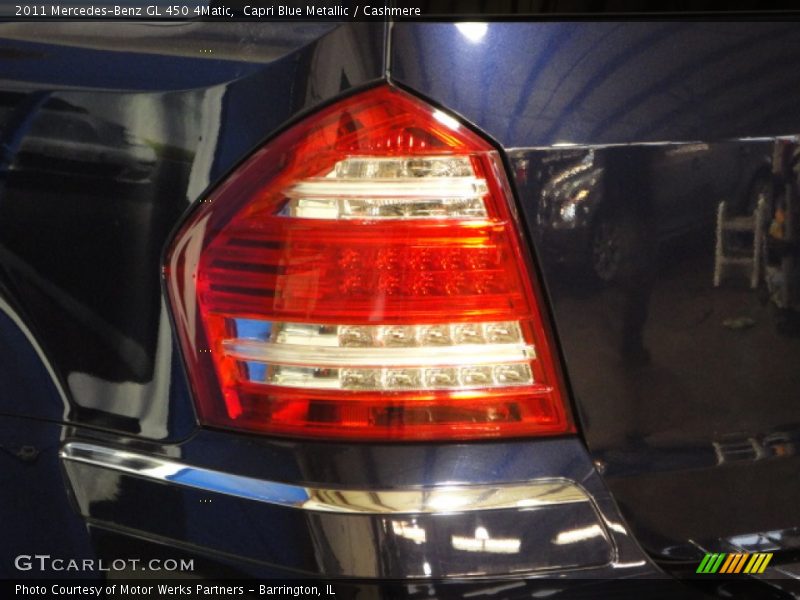 Capri Blue Metallic / Cashmere 2011 Mercedes-Benz GL 450 4Matic