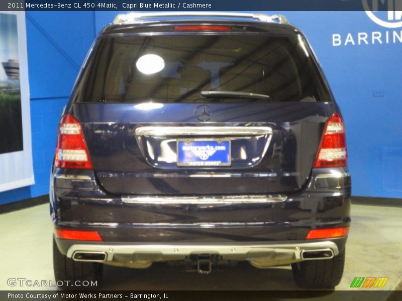 Capri Blue Metallic / Cashmere 2011 Mercedes-Benz GL 450 4Matic