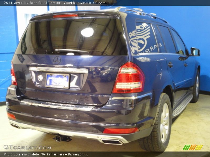 Capri Blue Metallic / Cashmere 2011 Mercedes-Benz GL 450 4Matic