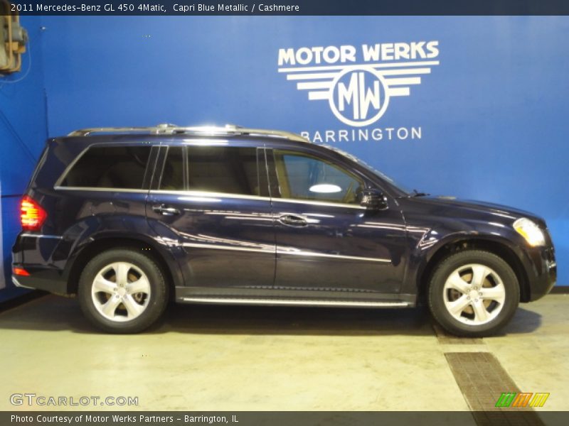 Capri Blue Metallic / Cashmere 2011 Mercedes-Benz GL 450 4Matic