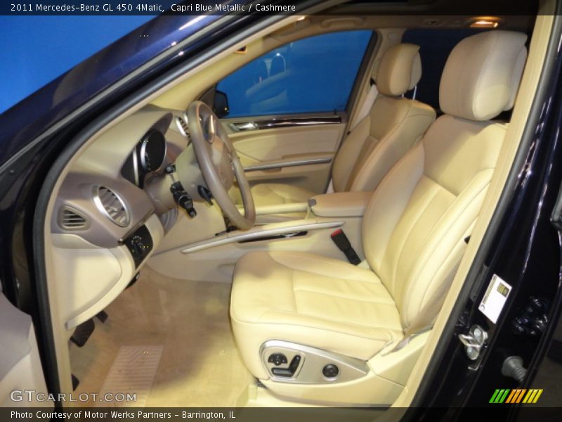 Capri Blue Metallic / Cashmere 2011 Mercedes-Benz GL 450 4Matic