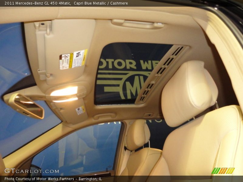 Capri Blue Metallic / Cashmere 2011 Mercedes-Benz GL 450 4Matic