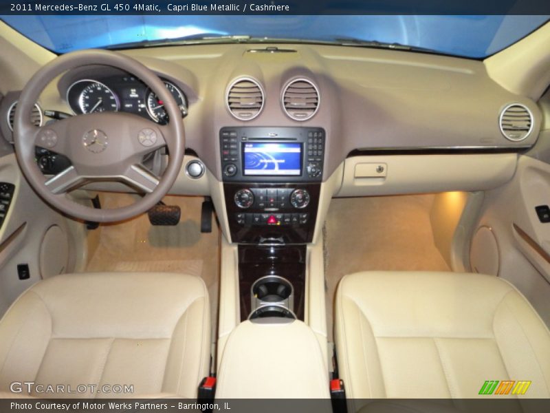 Capri Blue Metallic / Cashmere 2011 Mercedes-Benz GL 450 4Matic