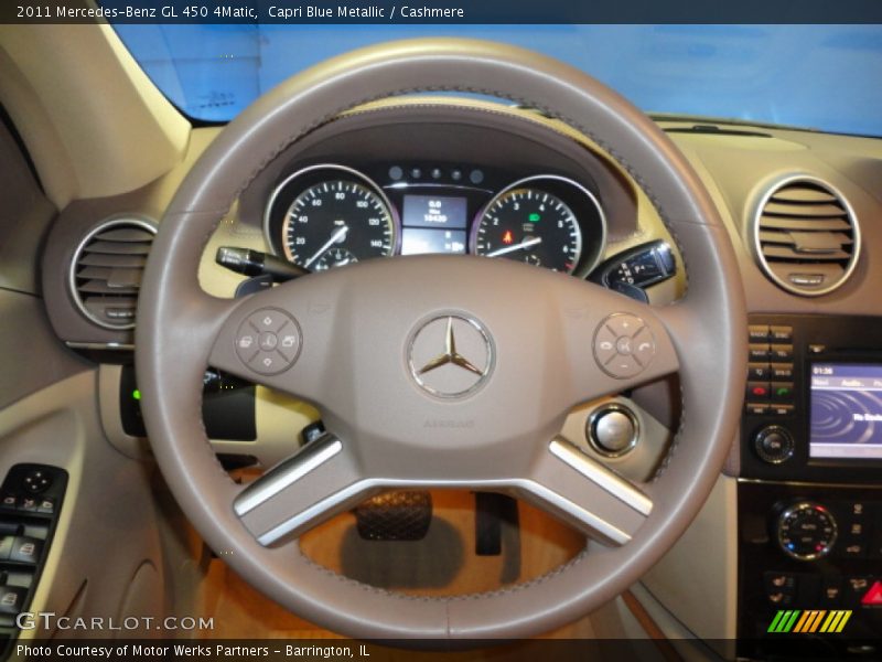 Capri Blue Metallic / Cashmere 2011 Mercedes-Benz GL 450 4Matic