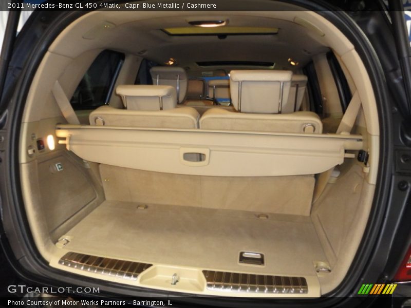 Capri Blue Metallic / Cashmere 2011 Mercedes-Benz GL 450 4Matic