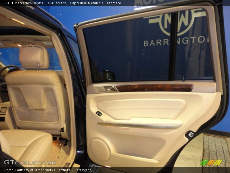 Capri Blue Metallic / Cashmere 2011 Mercedes-Benz GL 450 4Matic