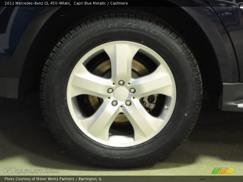Capri Blue Metallic / Cashmere 2011 Mercedes-Benz GL 450 4Matic