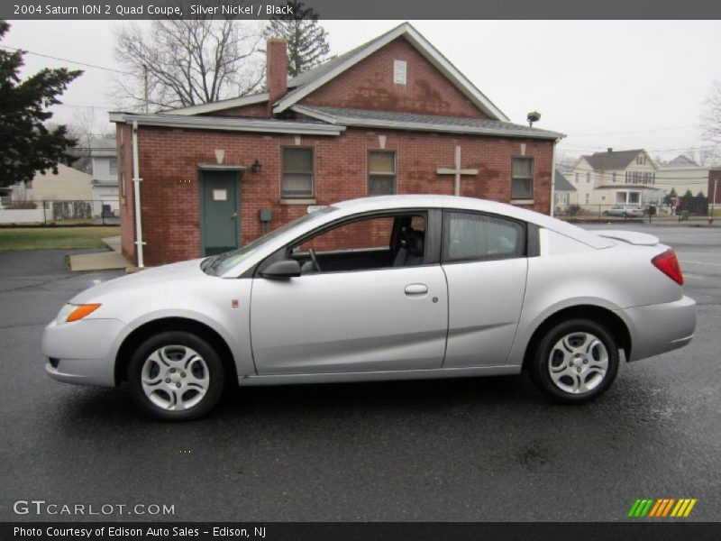 Silver Nickel / Black 2004 Saturn ION 2 Quad Coupe