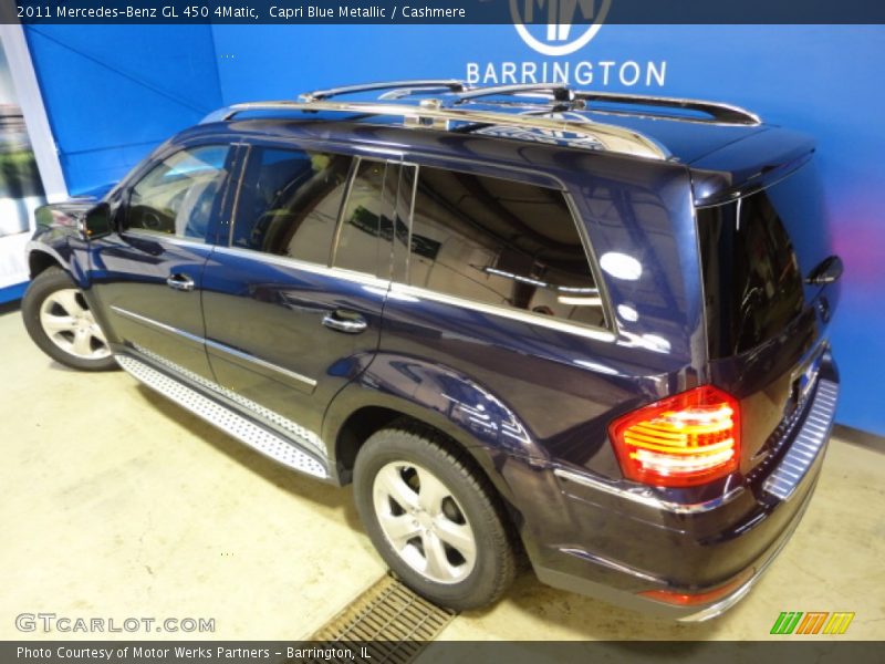 Capri Blue Metallic / Cashmere 2011 Mercedes-Benz GL 450 4Matic