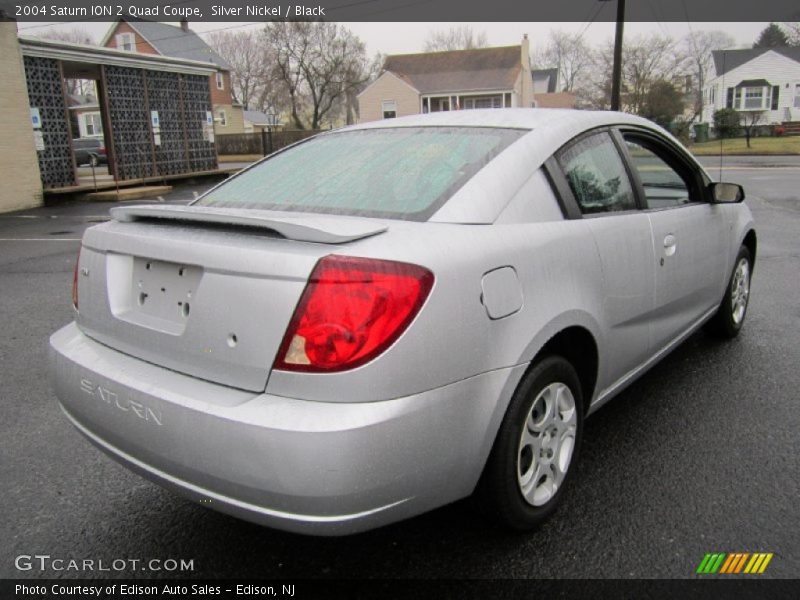 Silver Nickel / Black 2004 Saturn ION 2 Quad Coupe