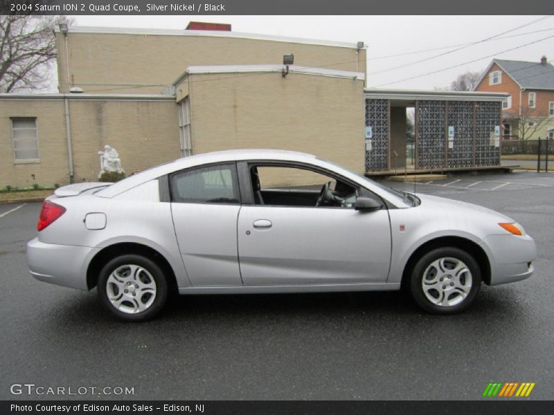 Silver Nickel / Black 2004 Saturn ION 2 Quad Coupe