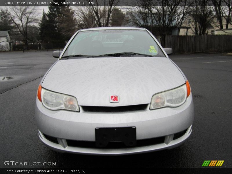 Silver Nickel / Black 2004 Saturn ION 2 Quad Coupe