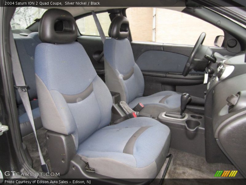 Silver Nickel / Black 2004 Saturn ION 2 Quad Coupe