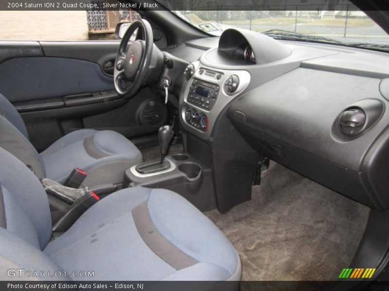 Silver Nickel / Black 2004 Saturn ION 2 Quad Coupe