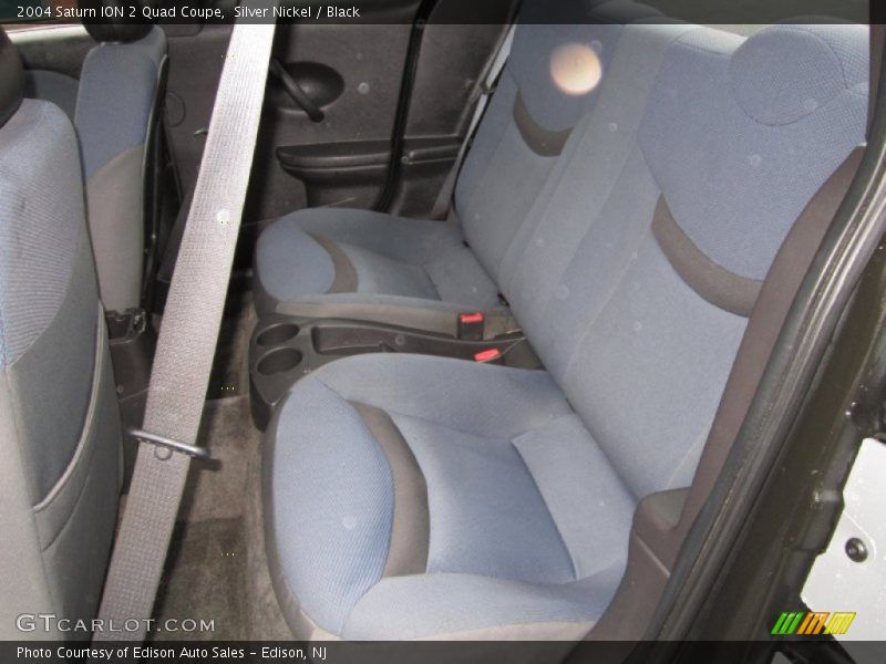 Silver Nickel / Black 2004 Saturn ION 2 Quad Coupe