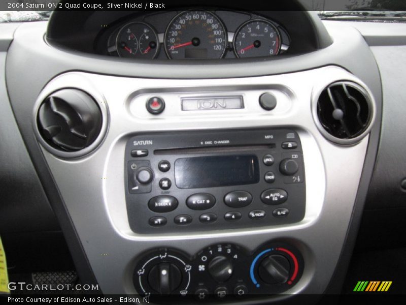 Silver Nickel / Black 2004 Saturn ION 2 Quad Coupe