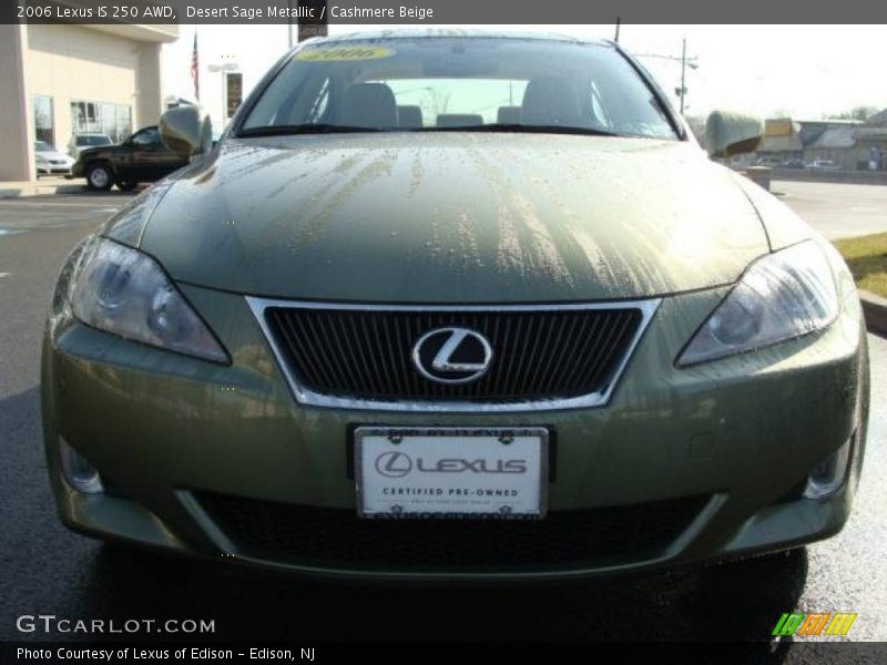 Desert Sage Metallic / Cashmere Beige 2006 Lexus IS 250 AWD