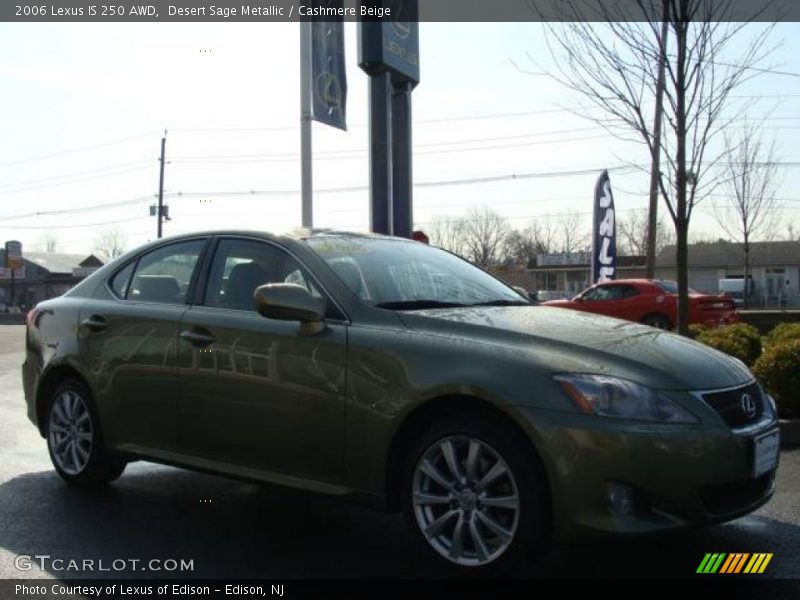 Desert Sage Metallic / Cashmere Beige 2006 Lexus IS 250 AWD