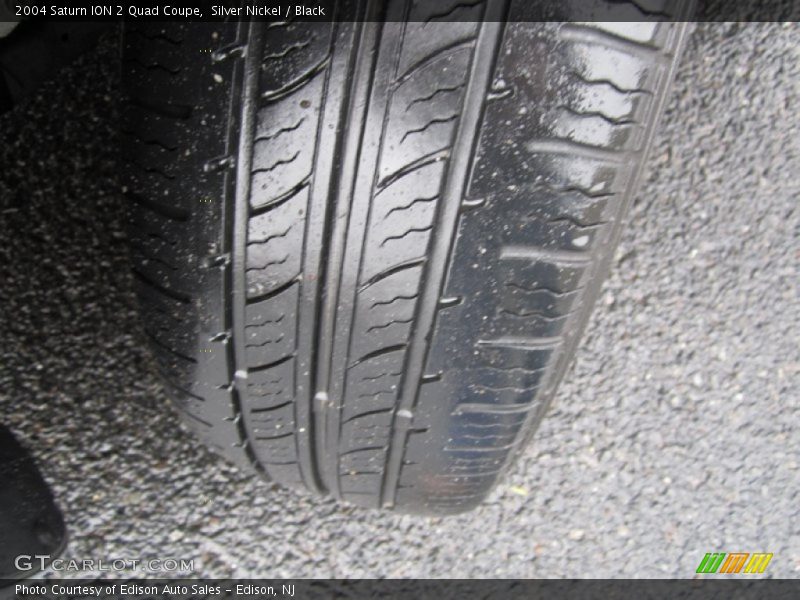 Silver Nickel / Black 2004 Saturn ION 2 Quad Coupe