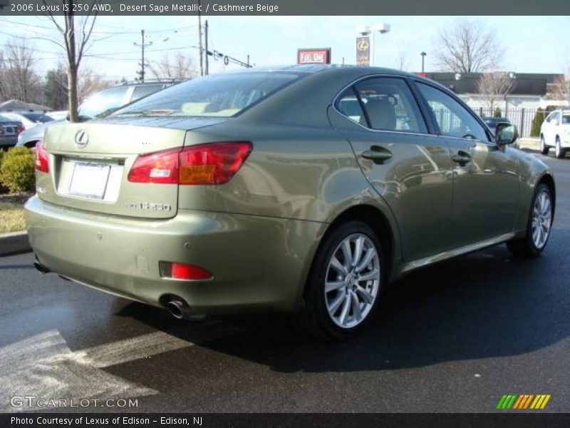 Desert Sage Metallic / Cashmere Beige 2006 Lexus IS 250 AWD