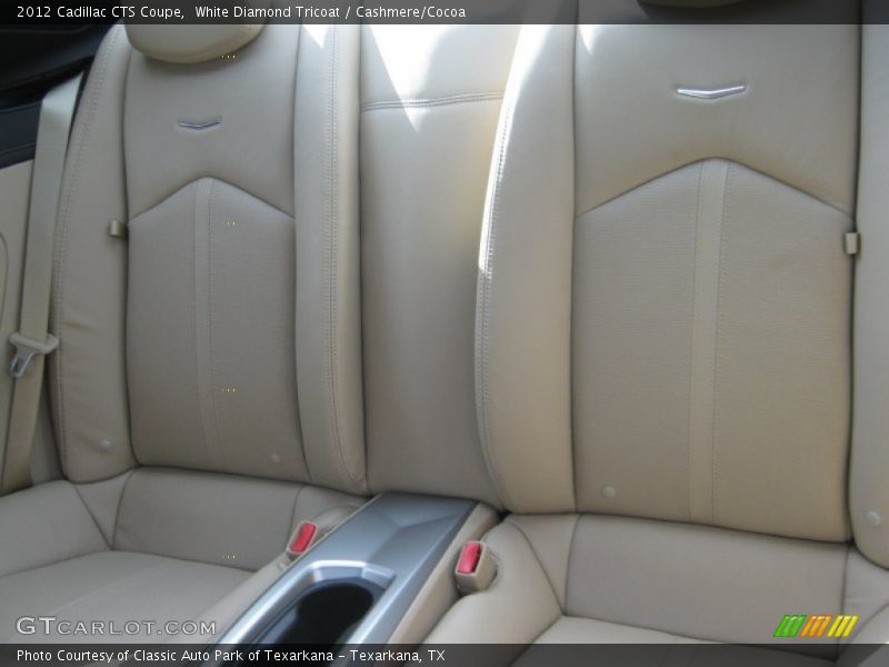 White Diamond Tricoat / Cashmere/Cocoa 2012 Cadillac CTS Coupe