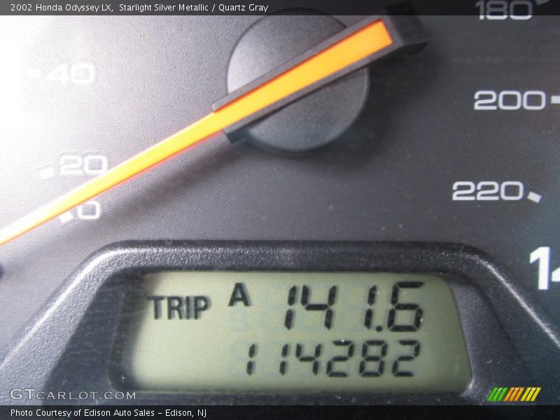 Starlight Silver Metallic / Quartz Gray 2002 Honda Odyssey LX
